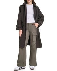Levi's - Wool Blend Mac Coat With Detachable Hood - Lyst