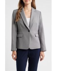 Tahari - One-Button Blazer - Lyst