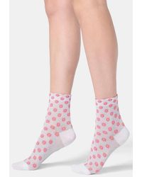 Oroblu - Tiny Bloom Ankle Socks - Lyst