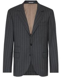 Brunello Cucinelli - Virgin Wool Blazer - Lyst