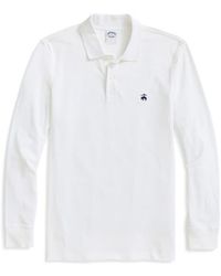 Brooks Brothers - Trim Fit Long Sleeve Supima Cotton Piqué Polo - Lyst