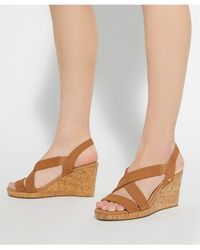 Dune - Kamies Slingback Platform Wedge Sandal - Lyst