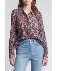Sessun - Sessùn Atalaia Cotton & Silk Button-up Shirt - Lyst