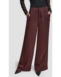 DKNY - Wide Leg Pants - Lyst