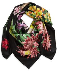 Echo - Blooms Of Oceania Silk Square Scarf - Lyst