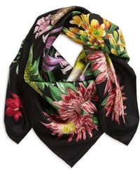 Echo - Blooms Of Oceania Silk Square Scarf - Lyst