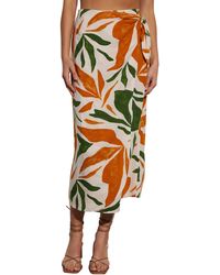 Vici Collection - Rainforest Print Cover-up Maxi Skirt - Lyst