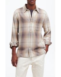 Madewell - Plaid Cotton Flannel Button-Up Shirt - Lyst