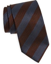 Brioni - Repp Stripe Silk Tie - Lyst