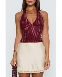 Princess Polly - Whimsy Polka Dot Halter Top - Lyst