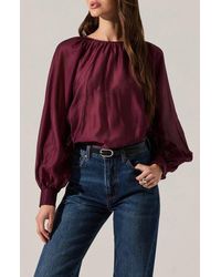 Astr - Reyen Long Sleeve Top - Lyst