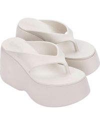 Melissa - Platform Wedge Flip Flop - Lyst