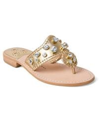 Jack Rogers - Jacks Jewel Flip Flop - Lyst
