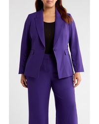 Tahari - One-Button Blazer - Lyst