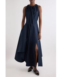 Givenchy - Asymmetric Long Dress With Bow - Lyst