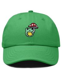 Alix - Mushroom Frog Embroidered Hat - Lyst