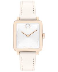 Movado - Bold Evolution 2.0 Leather Strap Watch, 34Mm - Lyst