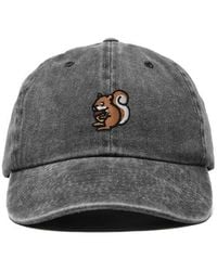 Alix - Squirrel Embroidered Outdoor Cap - Lyst