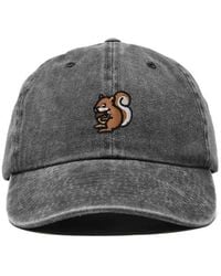 Alix - Squirrel Embroidered Outdoor Cap - Lyst
