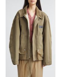 Magliano - Cantiere Sheer Pocket Cotton Canvas Jacket - Lyst