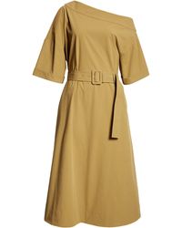 Reiss - Demi Belted One-shoulder Dress - Lyst