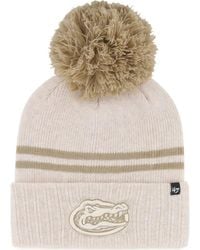 '47 - Florida Gators Core & Inline Latte Cuffed Knit Hat With Pom - Lyst