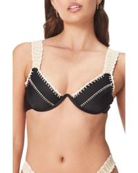 CAPITTANA - Alessia Crochet Underwire Bikini Top - Lyst