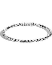 John Hardy Men's Classic Box Chain Bracelet - Metallic