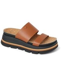 Reef - Vista Luxe Siaa Platform Wedge Slide Sandal - Lyst
