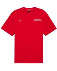 PUMA - Scuderia Ferrari Lifestyle Graphic T-Shirt - Lyst