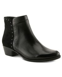 Spring Step - Annelise Leather Bootie - Lyst
