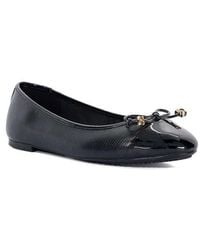 Dune - Hallis Cap Toe Ballet Flat - Lyst
