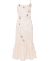 PATBO - Joy Lace Midi Dress - Lyst