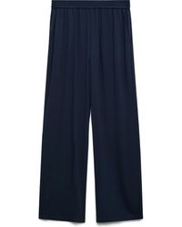Mango - Pull On Wide Leg Pants - Lyst