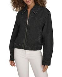 Levi's - Western Denim Bomber Jacket - Lyst