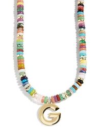 BaubleBar - Marcella Initial Necklace - Lyst
