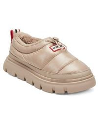 HUNTER - Madi Platform Puffer Slipper - Lyst