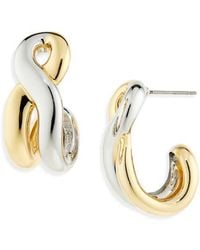 DEMARSON - Odell Hoop Earrings - Lyst