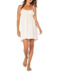 Roxy - Island Reverie Babydoll Minidress - Lyst