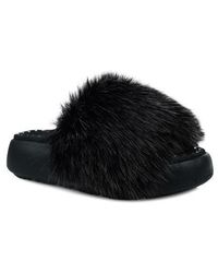 Zigi - Fabbi Faux Fur Platform Sandal - Lyst