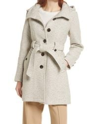 Gallery - Belted Hooded A-line Coat - Lyst