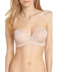 On Gossamer - Beautifully Basic Strapless Underwire Bra - Lyst
