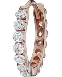 Maria Tash - Invisible Set Diamond Single Clicker Hoop Earring - Lyst