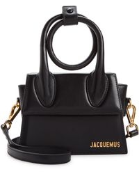 Jacquemus - Le Chiquito Noeud Leather Crossbody Bag - Lyst