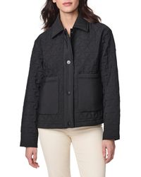 Bernardo - Textured Quilted Snap-Up Jacket - Lyst