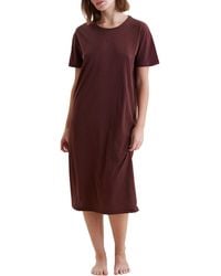 Papinelle - Jada Organic Cotton Midi Nightgown - Lyst