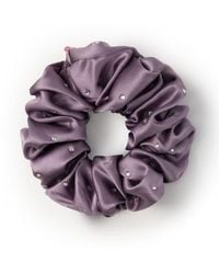 OLAH - Crystal Twinkle Silk Scrunchie - Lyst