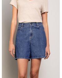 Celtic & Co. - Denim Shorts - Lyst