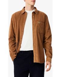 Lacoste - Regular Fit Corduroy Button-Up Shirt - Lyst