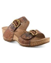 Spring Step - The Brass Ring Sandal - Lyst